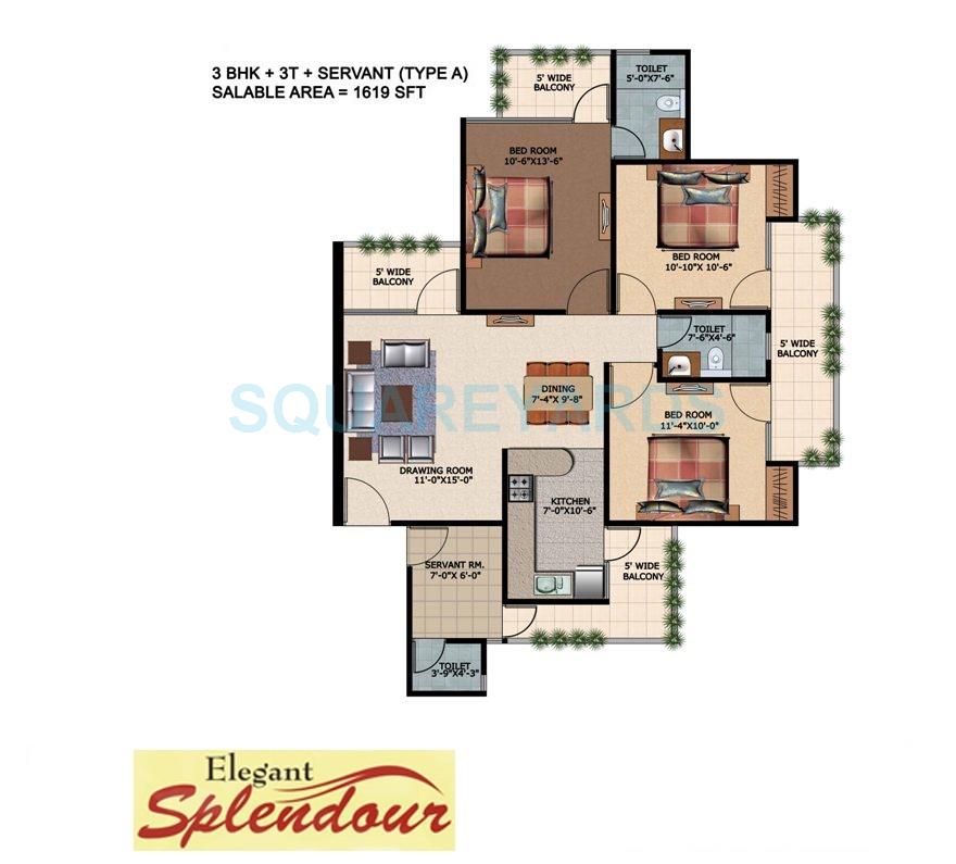 Elegant Splendour — floor plan 4
