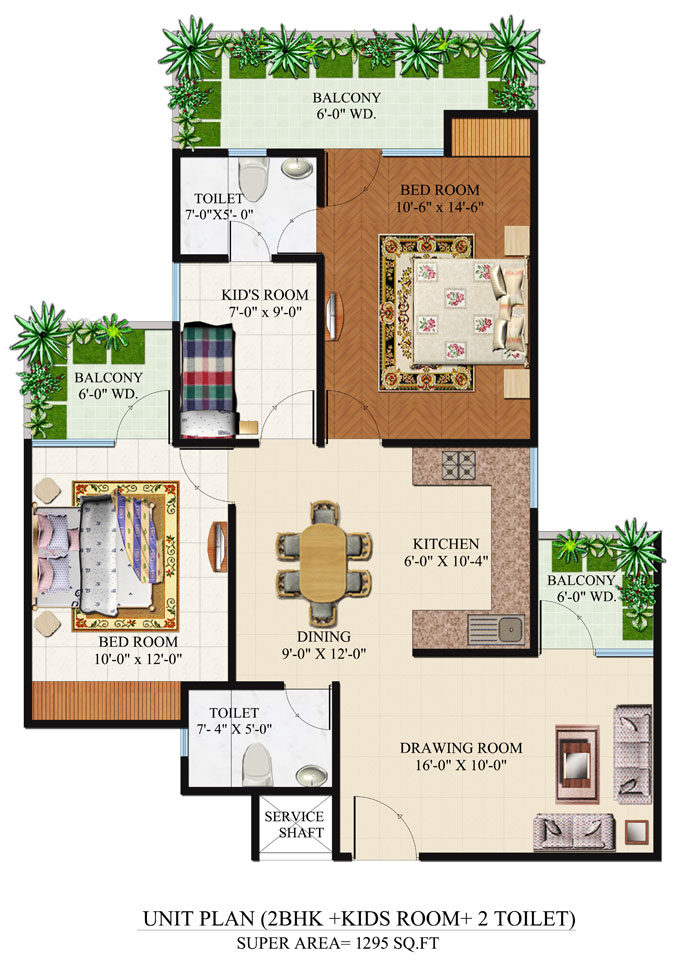 Omkar Royal Nest — floor plan 4