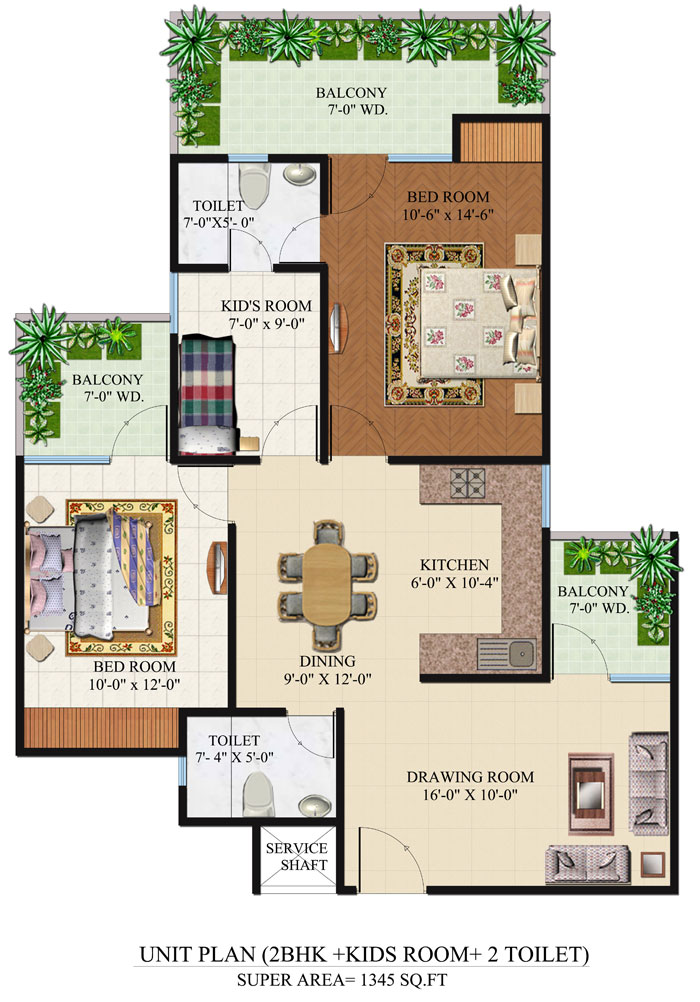 Omkar Royal Nest — floor plan 5