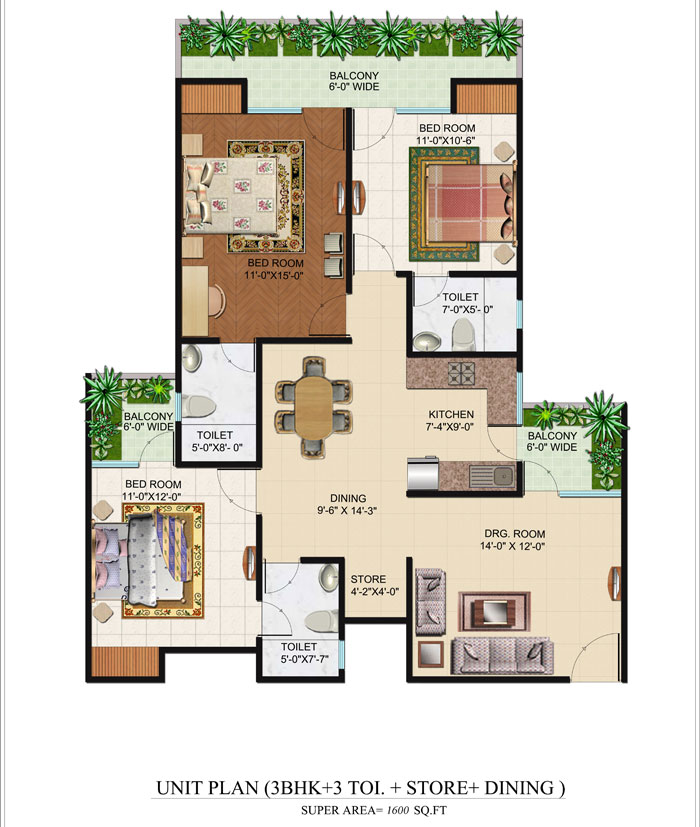 Omkar Royal Nest — floor plan 8