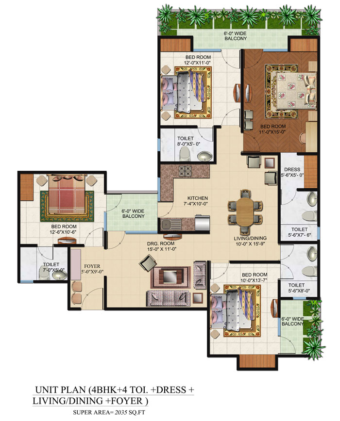 Omkar Royal Nest — floor plan 9