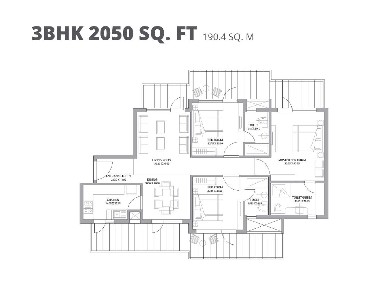 Bestech Park View Altura — floor plan 3
