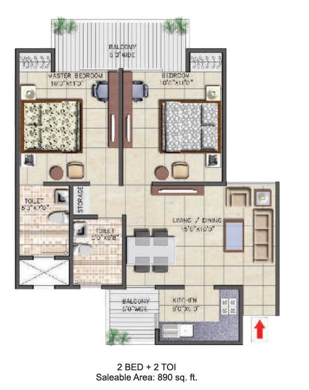 Nirala Aspire — floor plan 1