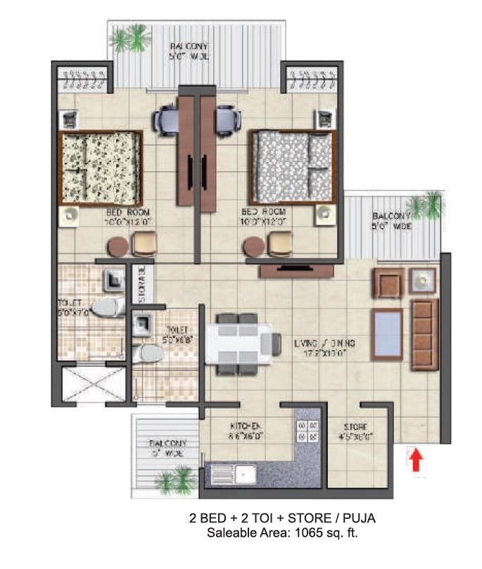 Nirala Aspire — floor plan 3