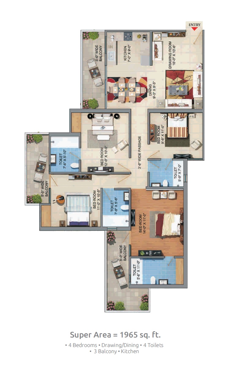 JM Florence — floor plan 4