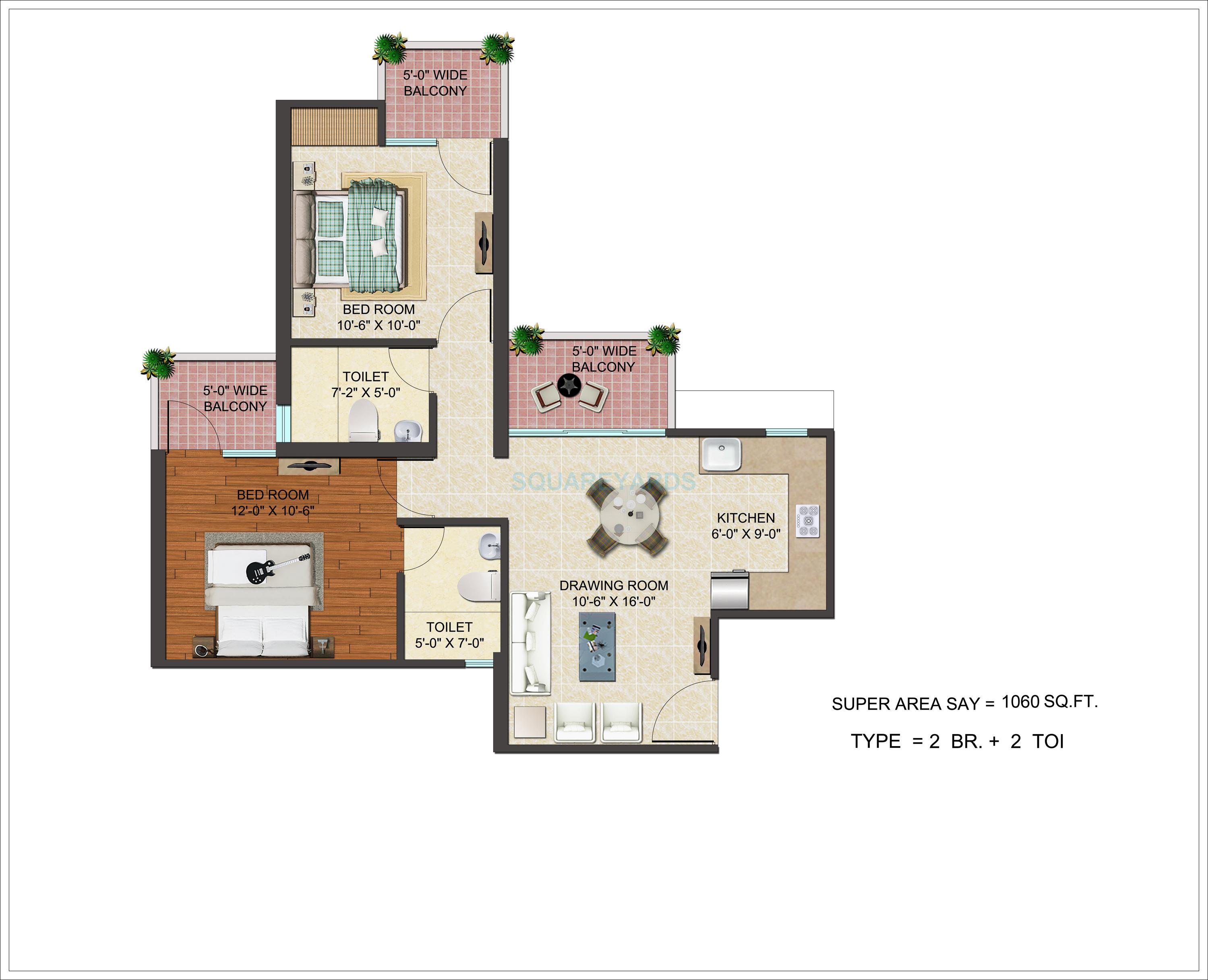 JM Florence — floor plan 1