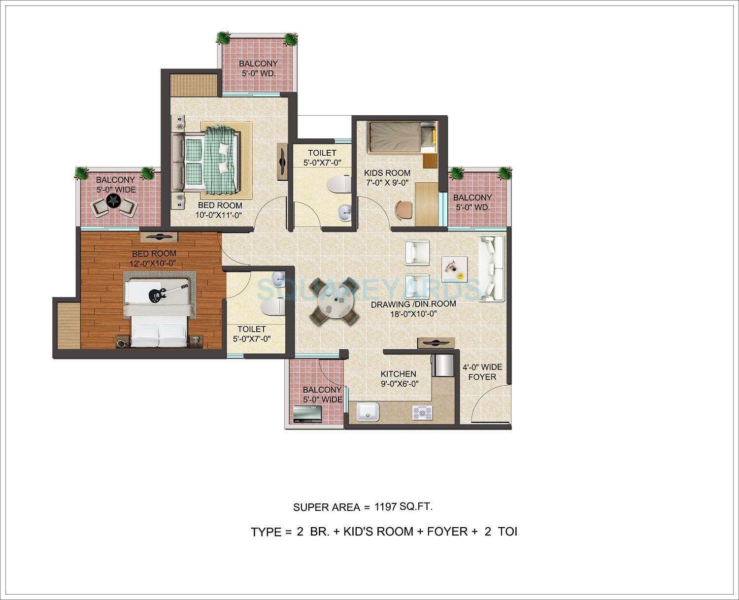 JM Florence — floor plan 2