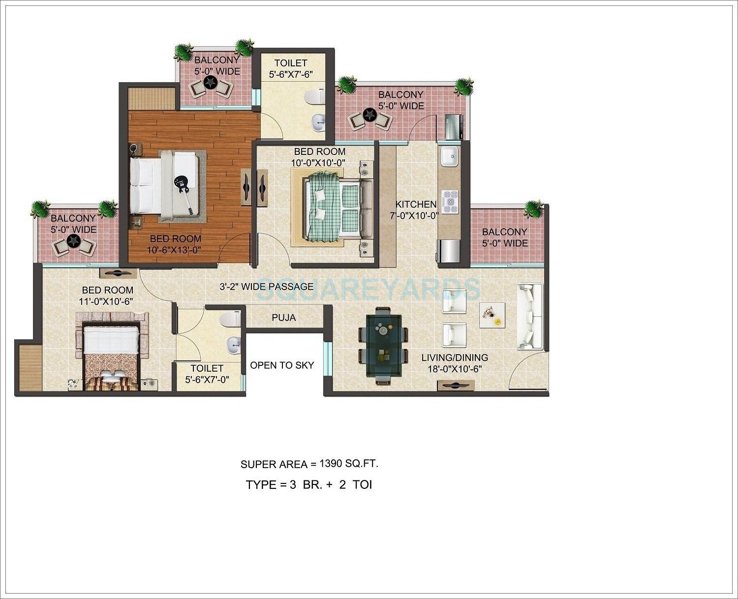JM Florence — floor plan 3