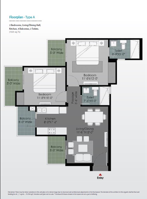 Gulshan Botnia — floor plan 1