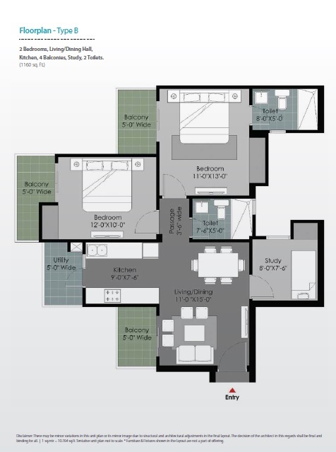 Gulshan Botnia — floor plan 2