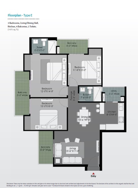 Gulshan Botnia — floor plan 5