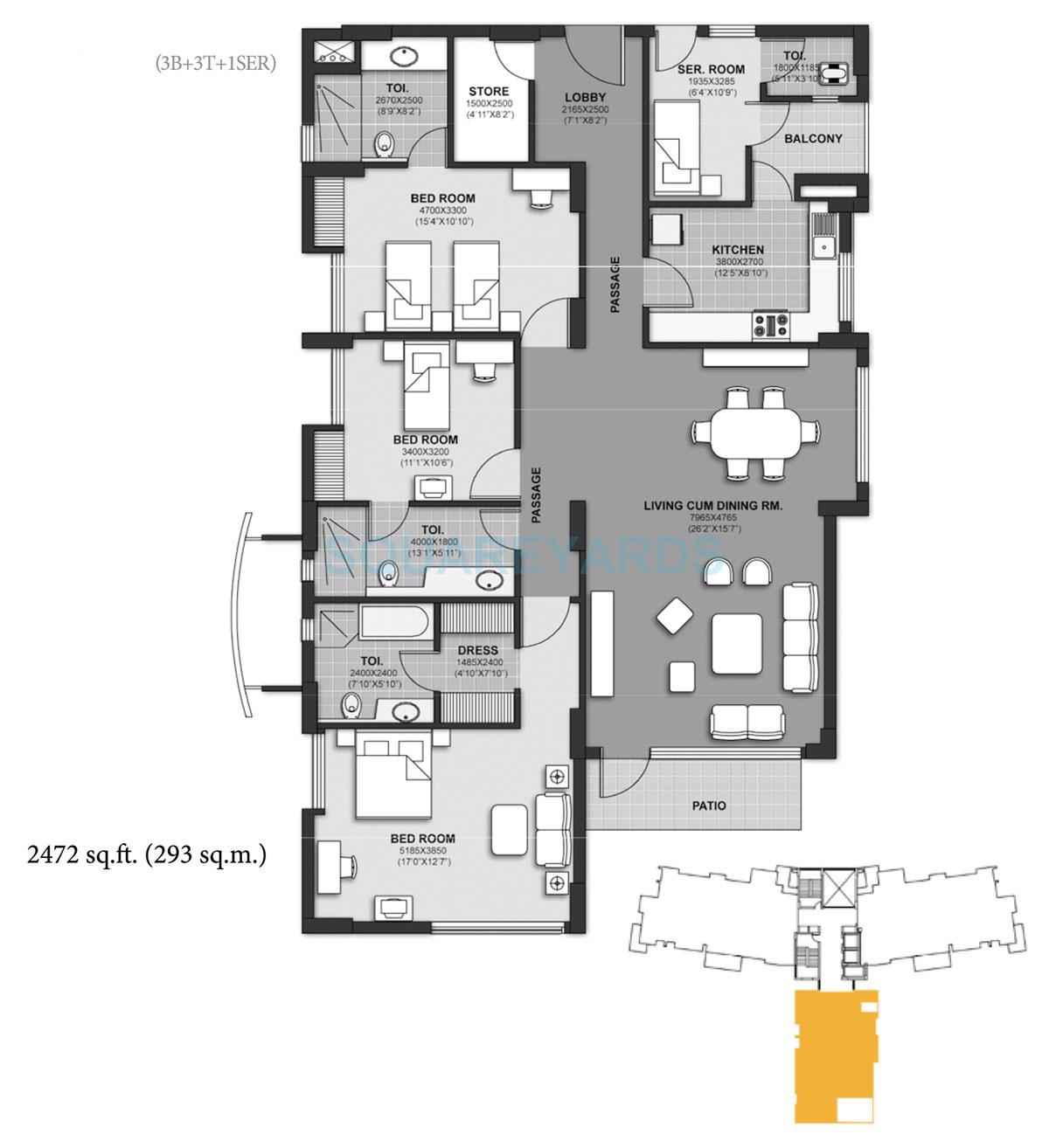 Unitech Harmony — floor plan 5