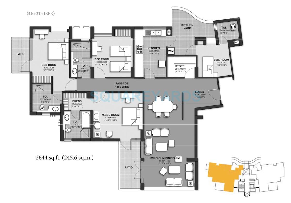 Unitech Harmony — floor plan 8