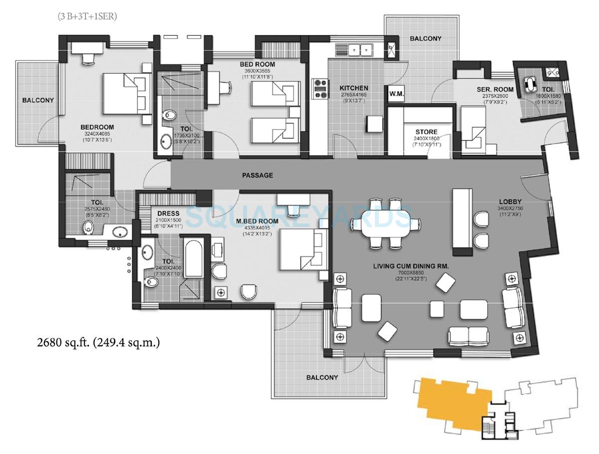Unitech Harmony — floor plan 9