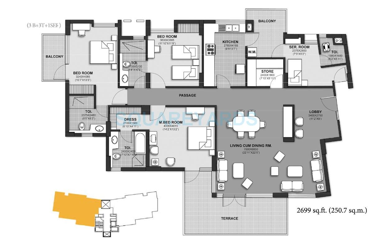Unitech Harmony — floor plan 10
