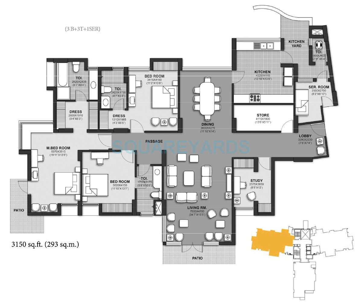 Unitech Harmony — floor plan 11