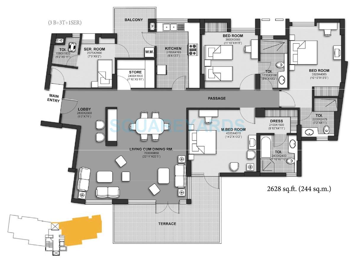 Unitech Harmony — floor plan 12