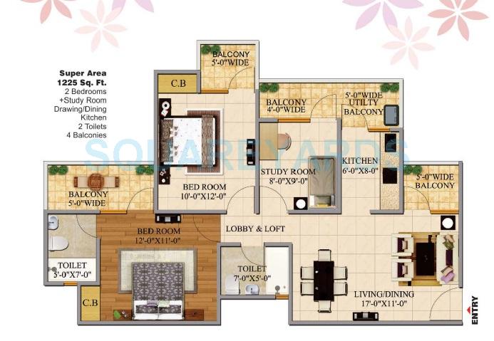 Bulland Elevates — floor plan 1