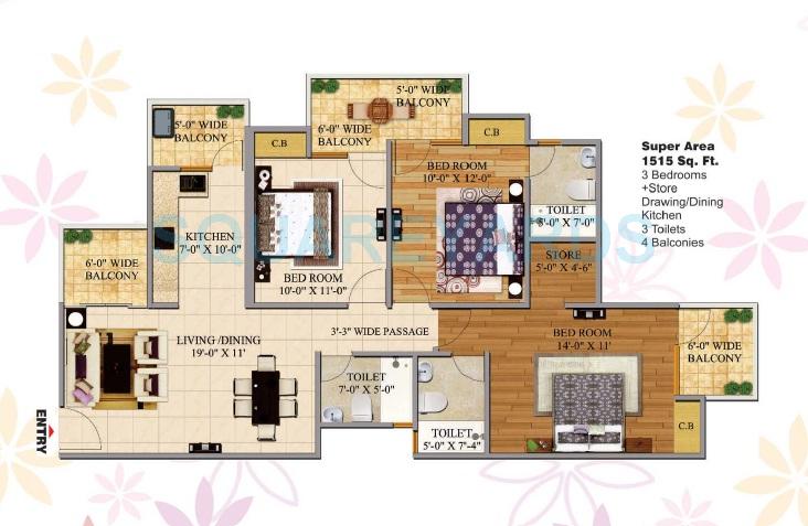 Bulland Elevates — floor plan 6