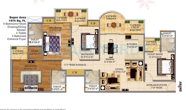 Bulland Elevates — floor plan 9