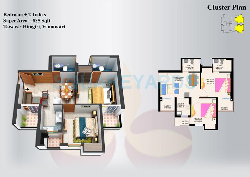 Eros Sampoornam — floor plan 1