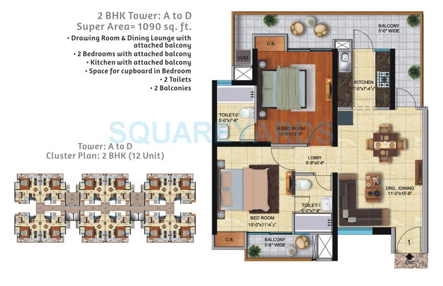 Ace City — floor plan 1