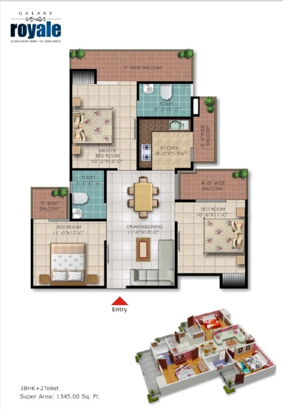 Galaxy Royale — floor plan 4