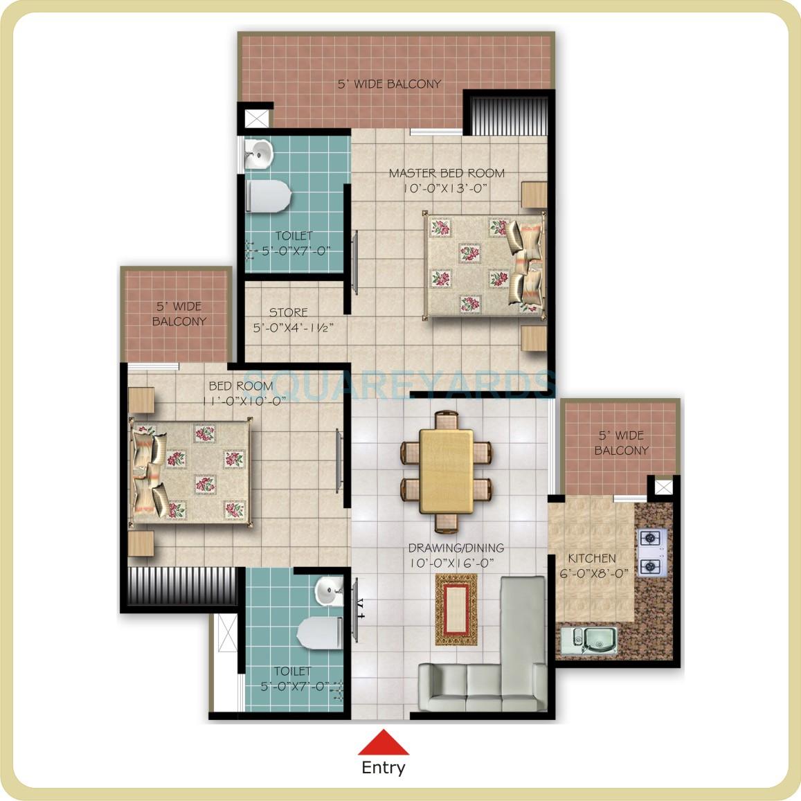 Galaxy Royale — floor plan 2