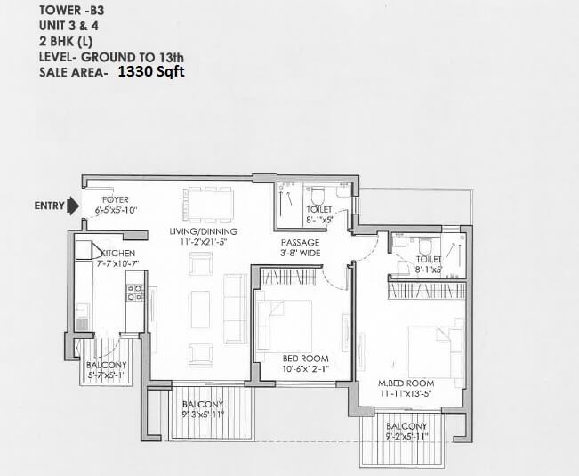 Tata La Vida — floor plan 3