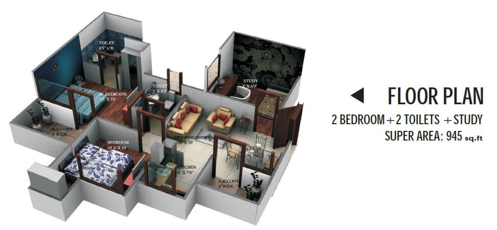 Yatharth Delhi Heights — floor plan 4