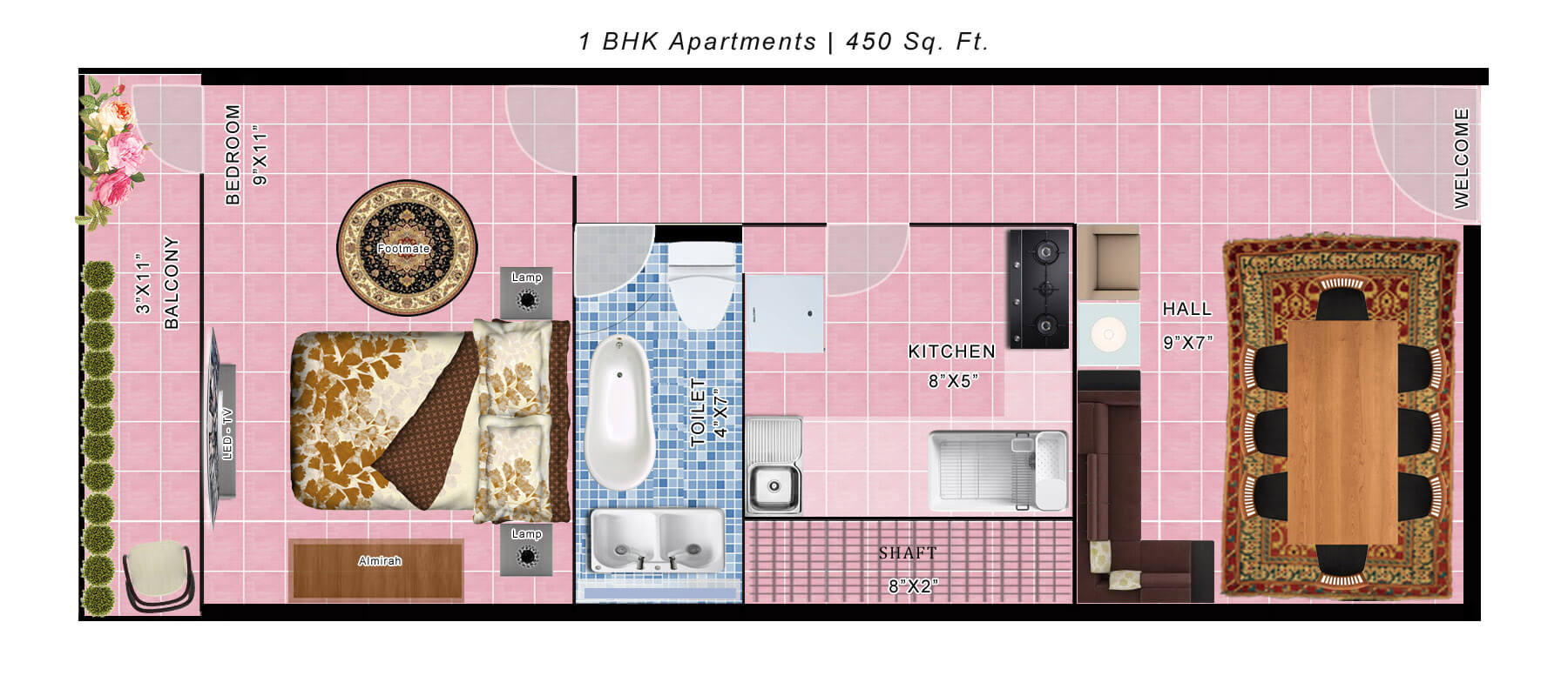 Habitech Group Habitech Apartments — floor plan 1
