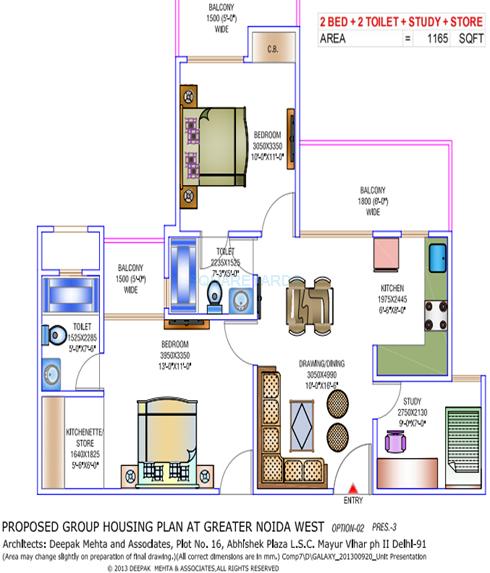 Newtech La Palacia — floor plan 1