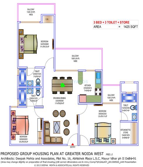 Newtech La Palacia — floor plan 3
