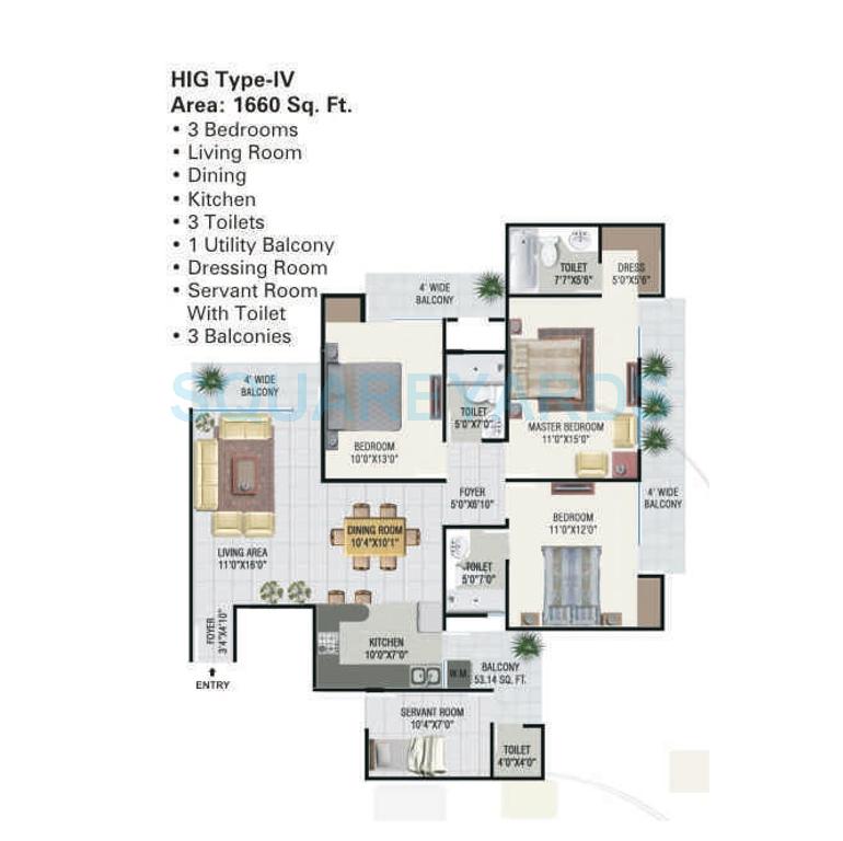 Panchsheel Greens — floor plan 5