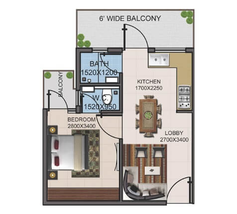 Supertech Basera — floor plan 1