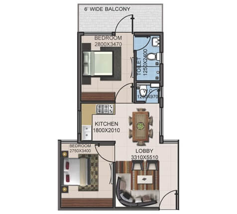 Supertech Basera — floor plan 2