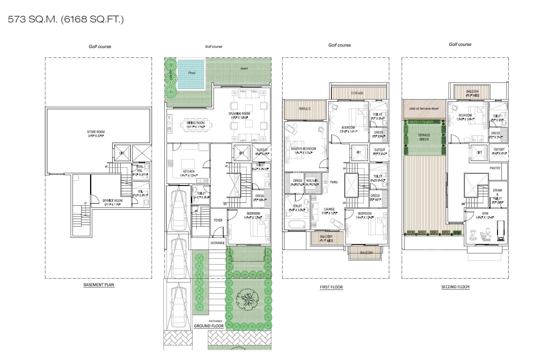 Godrej Golf Link Villas — floor plan 4
