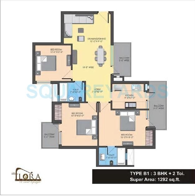 DPL Flora Heritage — floor plan 3
