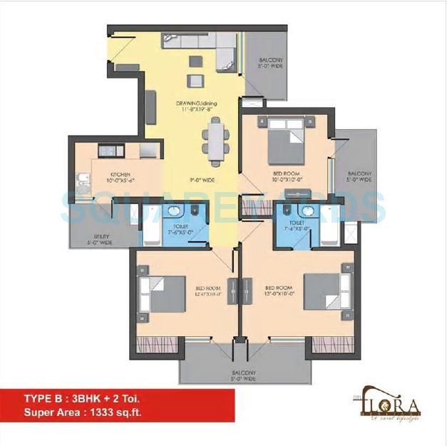 DPL Flora Heritage — floor plan 4