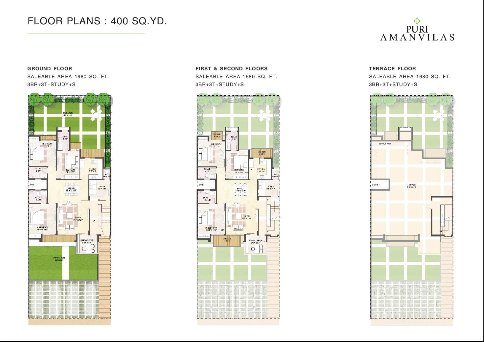 Puri Aman Vilas — floor plan 1
