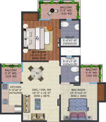 Supertech EcoVillage III — floor plan 3
