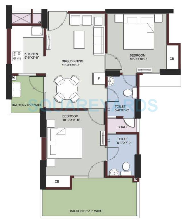 Supertech EcoVillage III — floor plan 1
