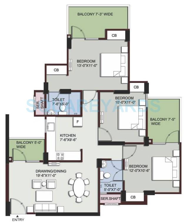 Supertech EcoVillage III — floor plan 5