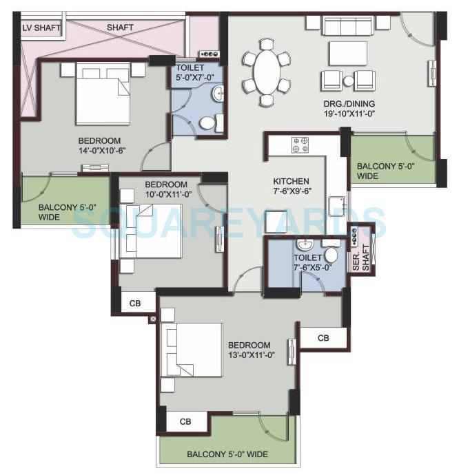 Supertech EcoVillage III — floor plan 6