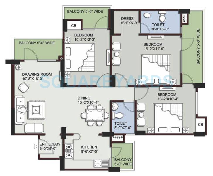 Supertech EcoVillage III — floor plan 7