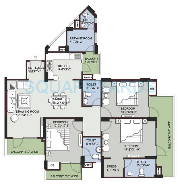 Supertech EcoVillage III — floor plan 10