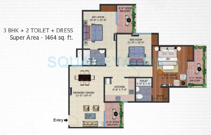 Supertech Ecovillage IV — floor plan 4