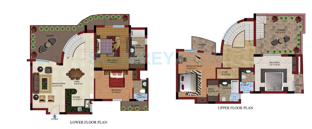 Supertech Czar Suites — floor plan 11