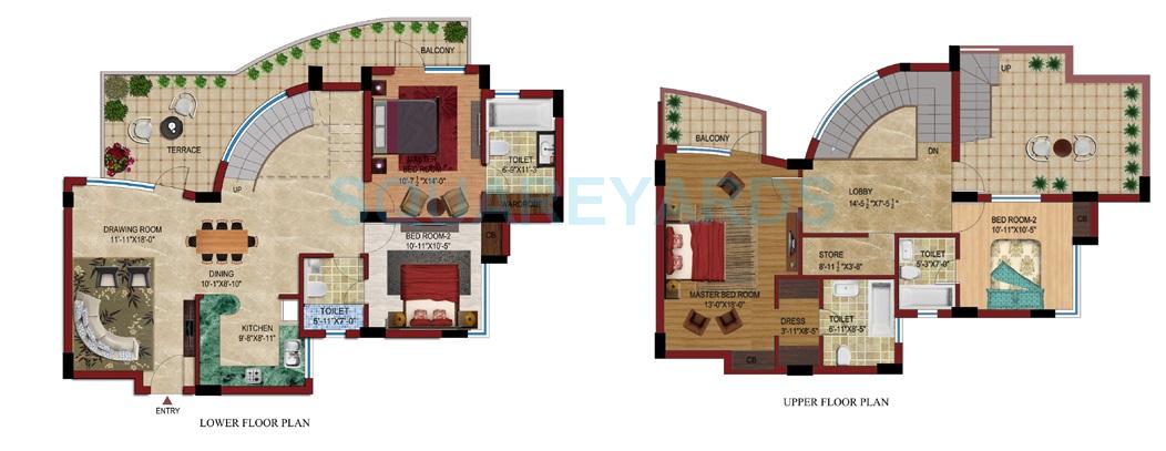 Supertech Czar Suites — floor plan 12