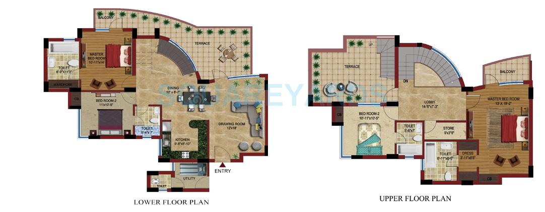 Supertech Czar Suites — floor plan 13